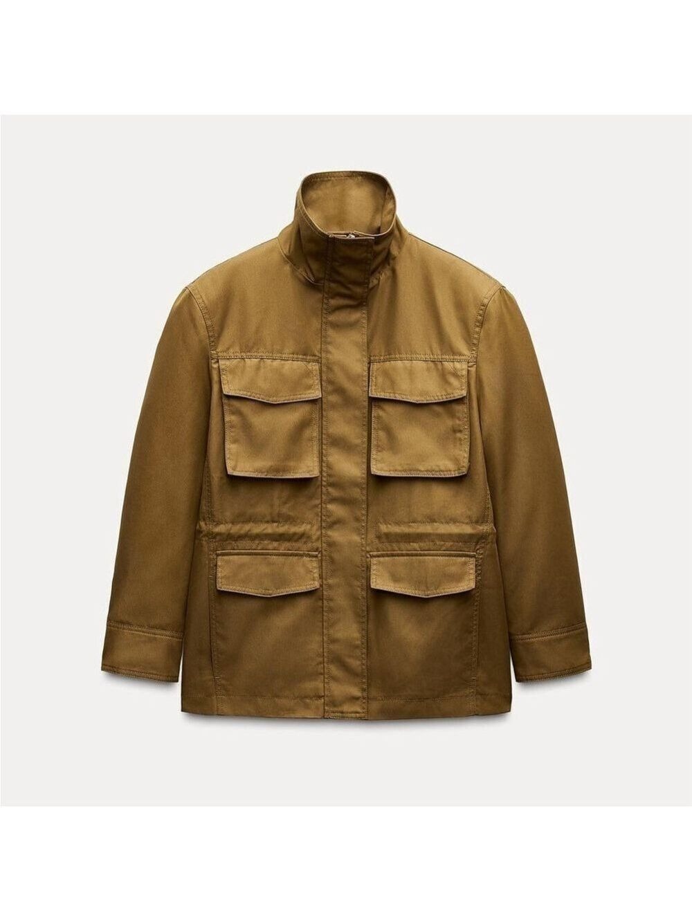 NWOT ZARA COLLECTION Pocket Jacket Water Repellent Barn/Utility Jacket Size M - Picture 9 of 16